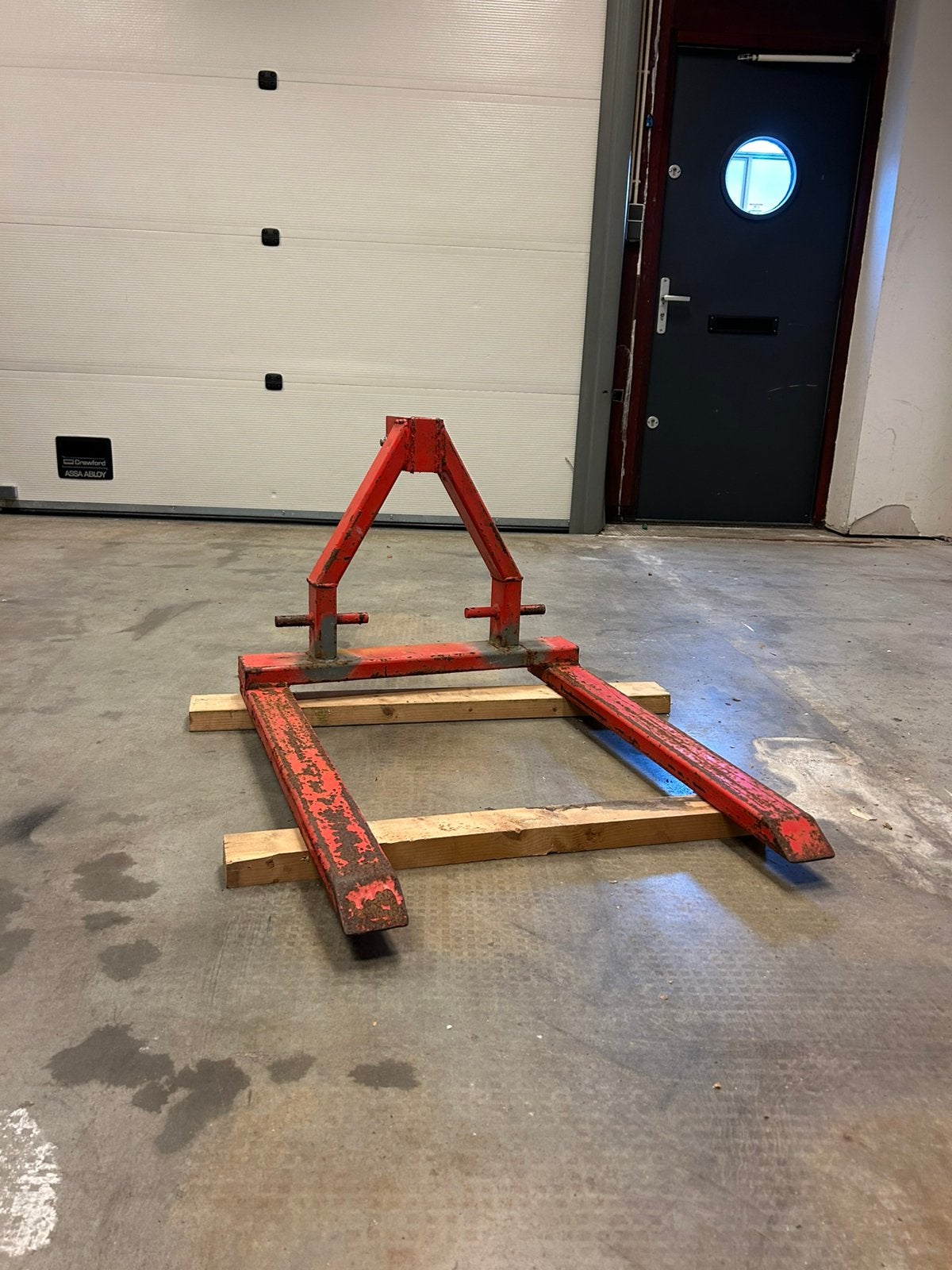 Palletvork / palletdrager voor Cat. 1. 71cm breed, Ophalen