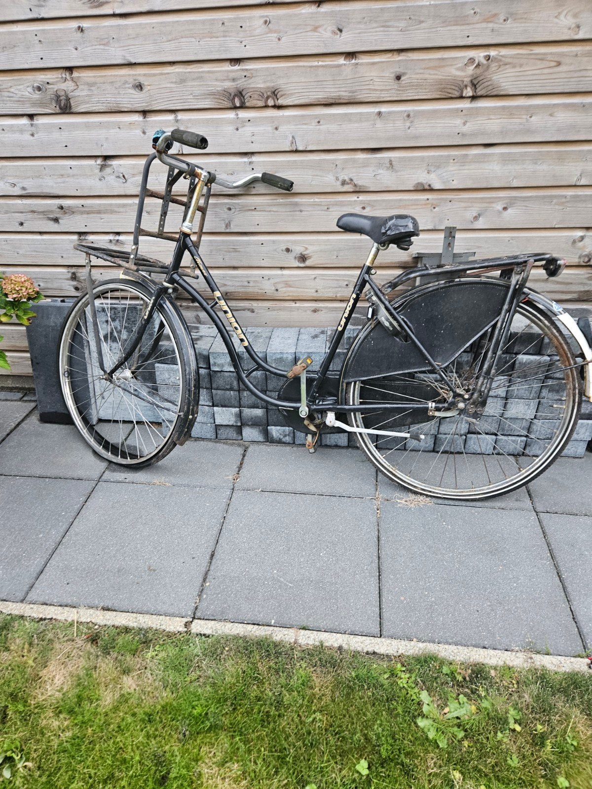 Gebruikte union damesfiets met voordrager, 50 tot 53 cm, Trommelrem, Ophalen, Overige merken
