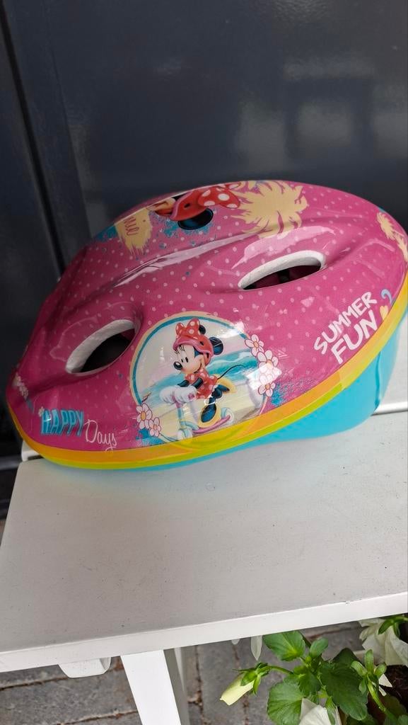 Minnie Mouse (fiets)helm, zo goed als nieuw, Ophalen, Zo goed als nieuw