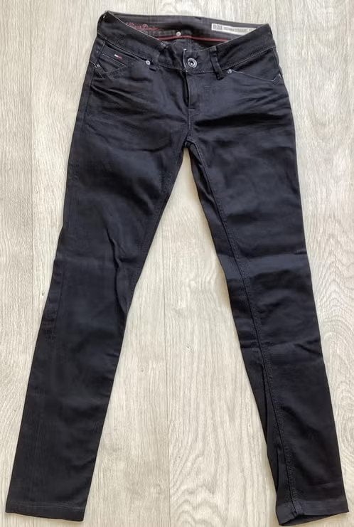 Zwarte spijkerbroek Jeans Tommy Hilfiger maat W26, Zwart, Ophalen of Verzenden, Zo goed als nieuw, W27 (confectie 34) of kleiner