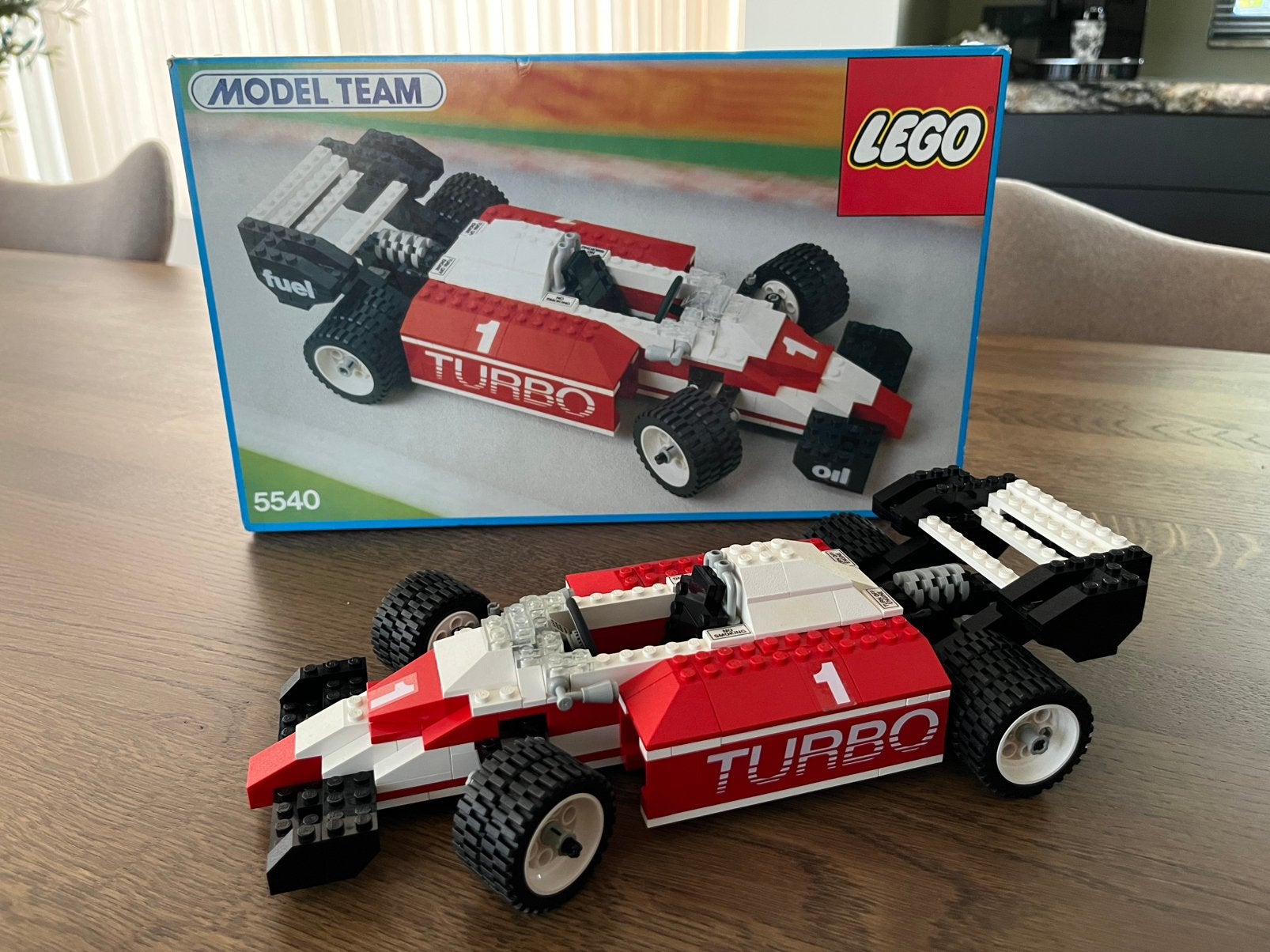 Lego Formule 1 auto 5540 compleet met doos en handleiding, Overige thema's, Lego, Ophalen of Verzenden, Zo goed als nieuw