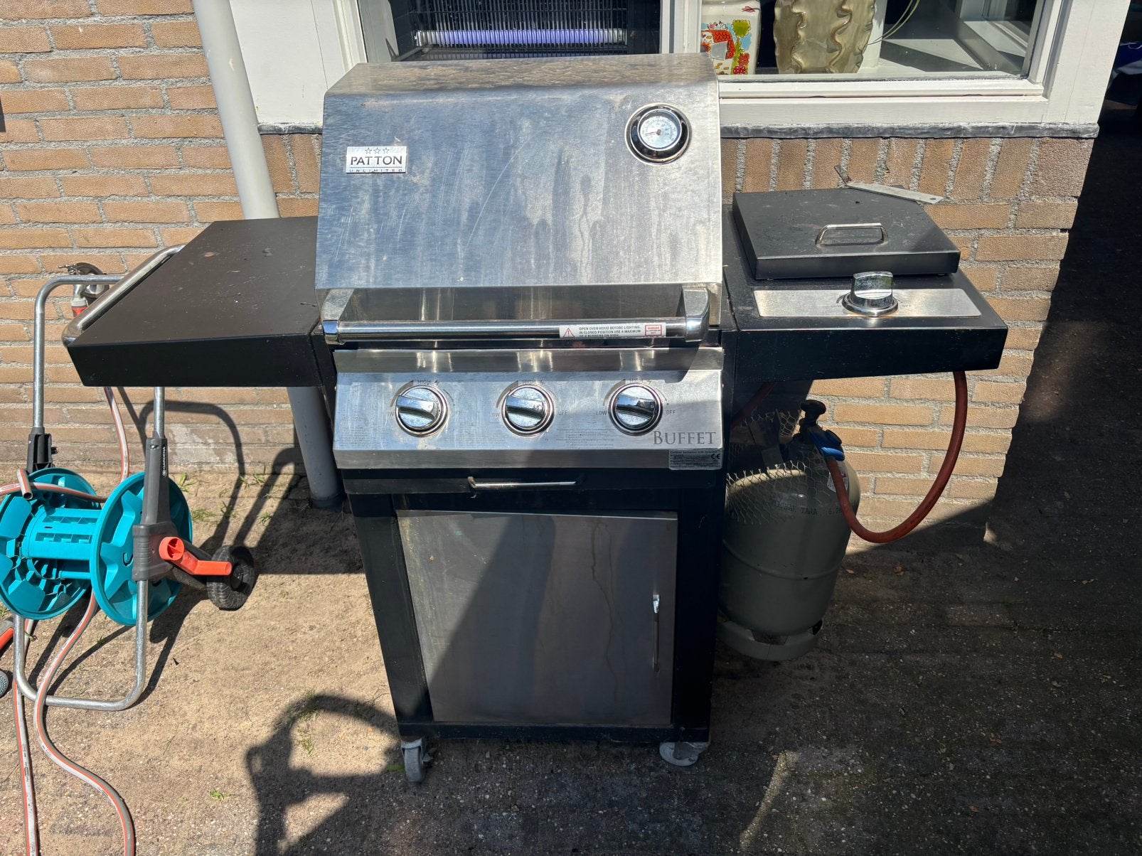 Patton gasbbq, Tuin en Terras, Gasbarbecues, Ophalen, Gebruikt