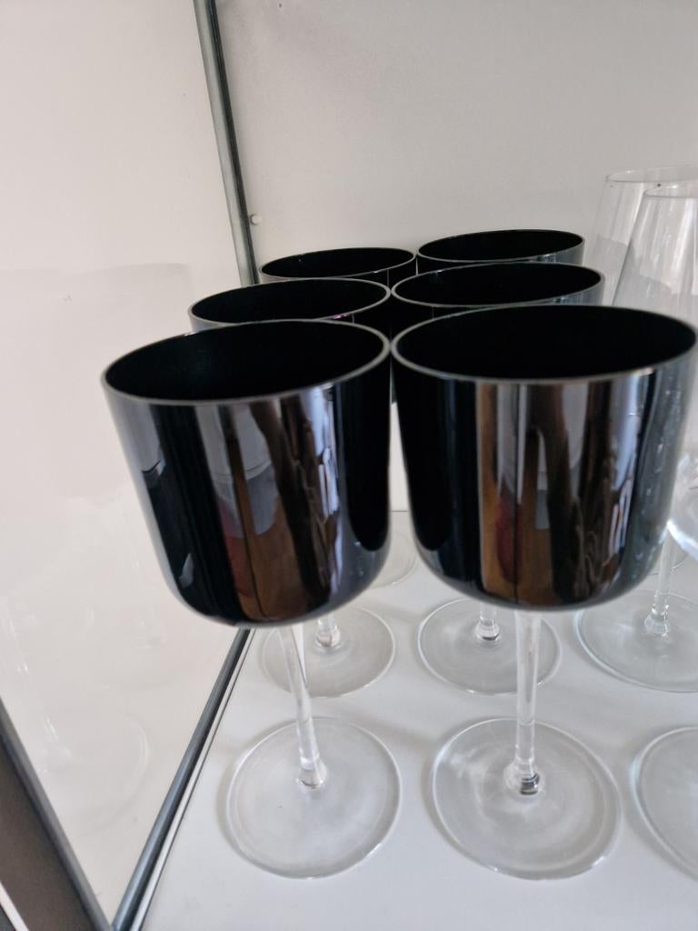 Villeroy & Boch wijnglazen - 6 stuks +2 champagneglazen!, Ophalen, Glas of Glazen, Effen, Glas