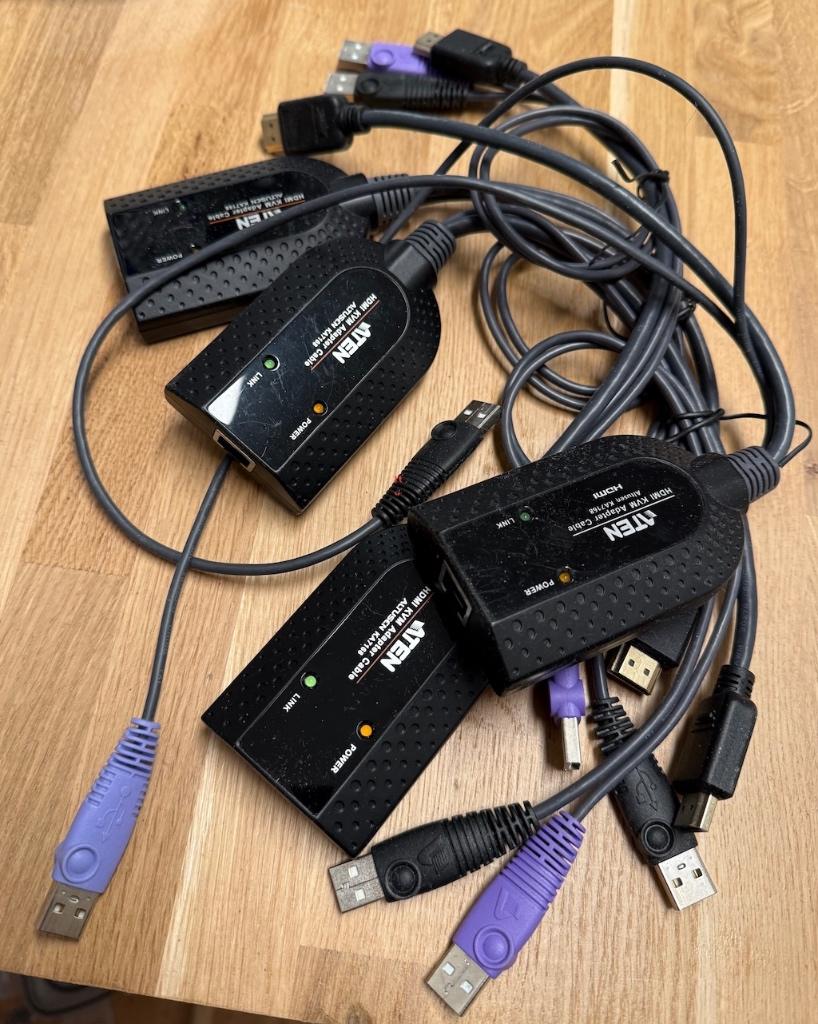 ATEN HDMI KVM Adapter KA7168 (4 stuks), Computers en Software, Overige Computers en Software, Ophalen, Zo goed als nieuw