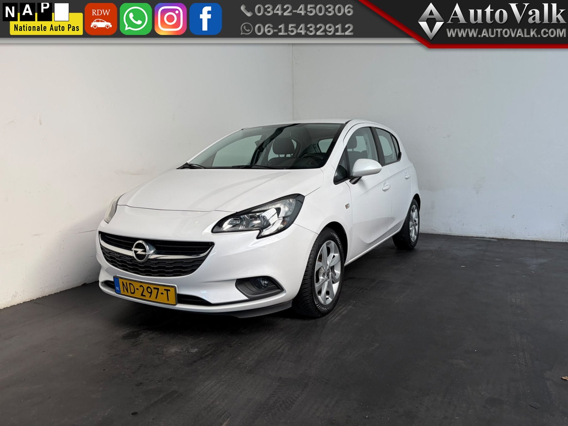 Opel Corsa 1.4 Edition (bj 2017), Voorwielaandrijving, 1063 kg, 4 cilinders, Origineel Nederlands