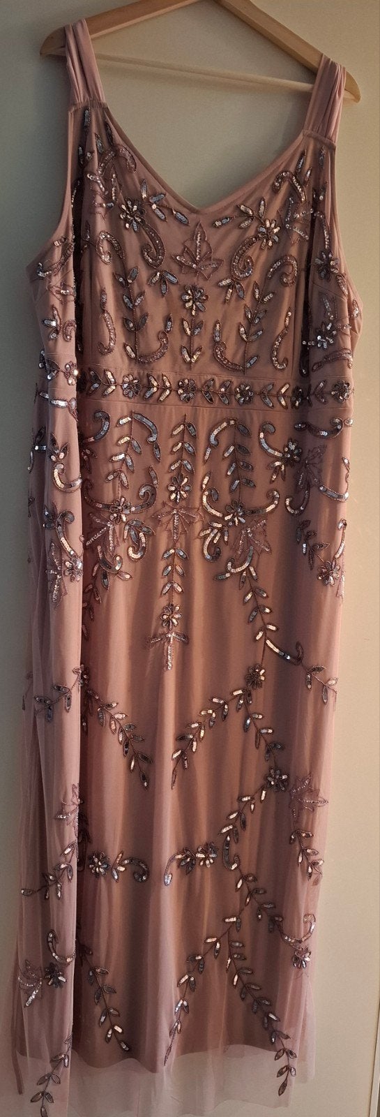 Ulla Popken Galajurk/Maxijurk met pailletten. Maat:52, Maat 46/48 (XL) of groter, Ulla Popken, Ophalen of Verzenden, Zo goed als nieuw