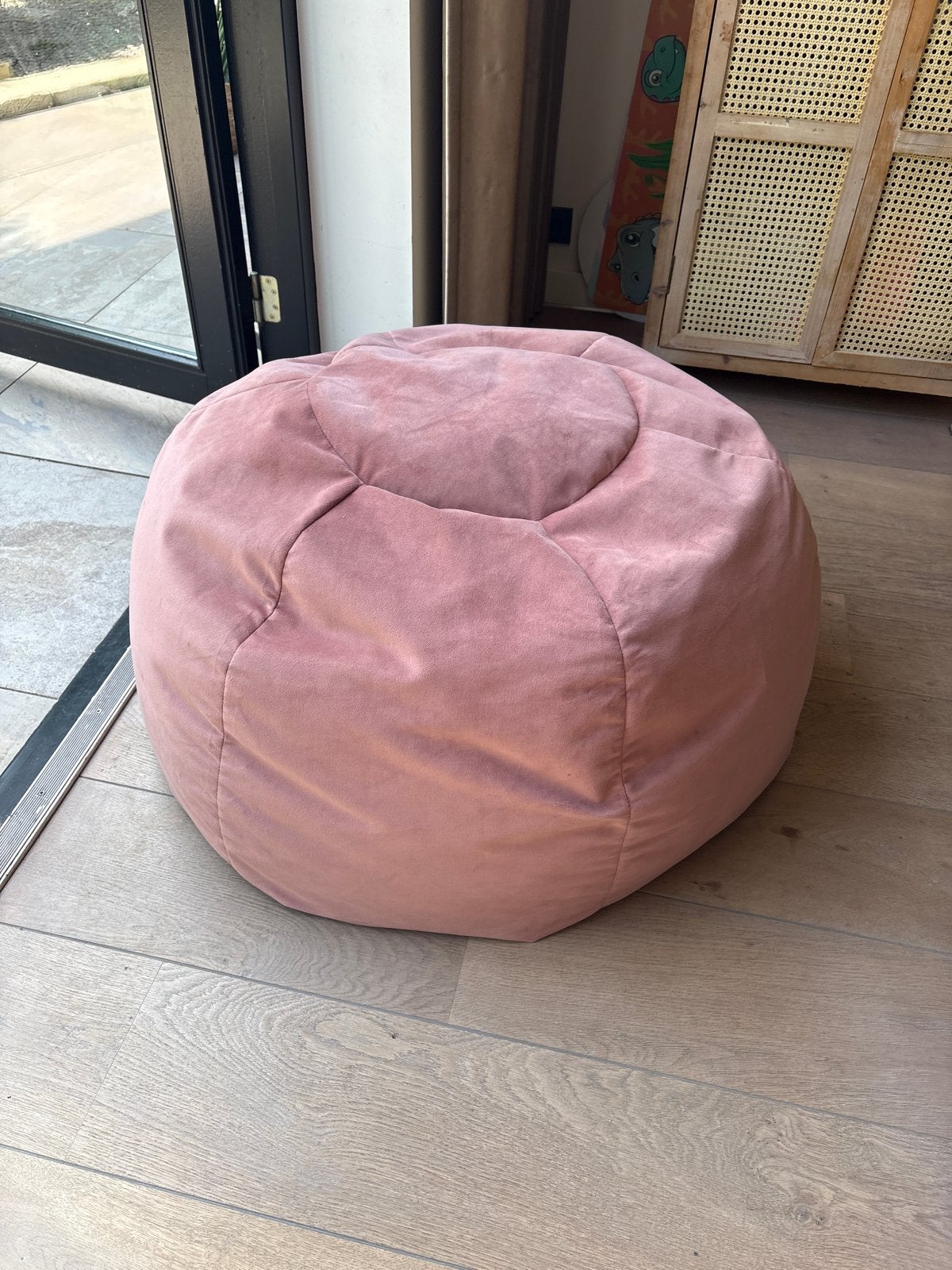 Roze zitzak - Comfortabel en stijlvol, Ophalen, Gebruikt, Roze, Zitzak