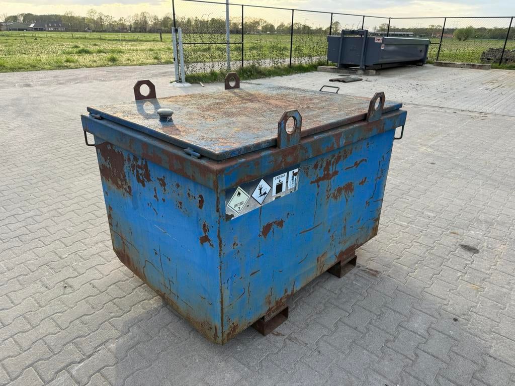 Dieseltank 995L, Ophalen