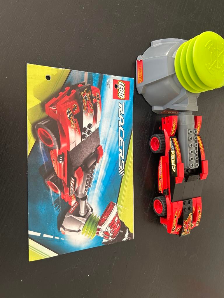Lego Racers 8227: Schietwagen met luchtpomp, Gebruikt, Lego, Ophalen of Verzenden, Compleet