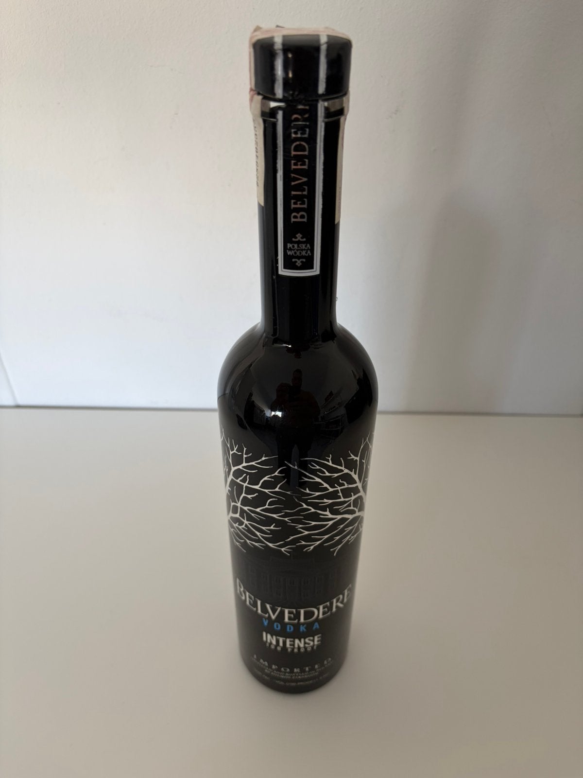 1 liter lege Belvedere Vodka Intense fles, Ophalen of Verzenden, Gebruikt