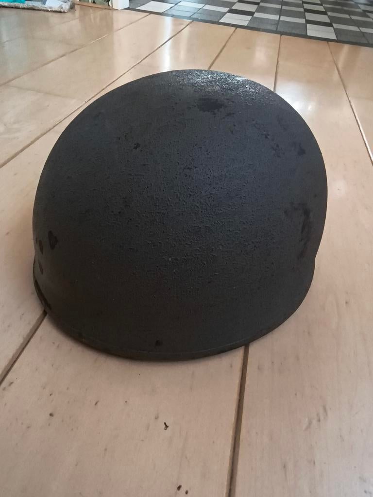 Originele BMB Dispatch rider helm uit 1944 maat 7, Ophalen of Verzenden, Landmacht, Engeland, Helm of Baret
