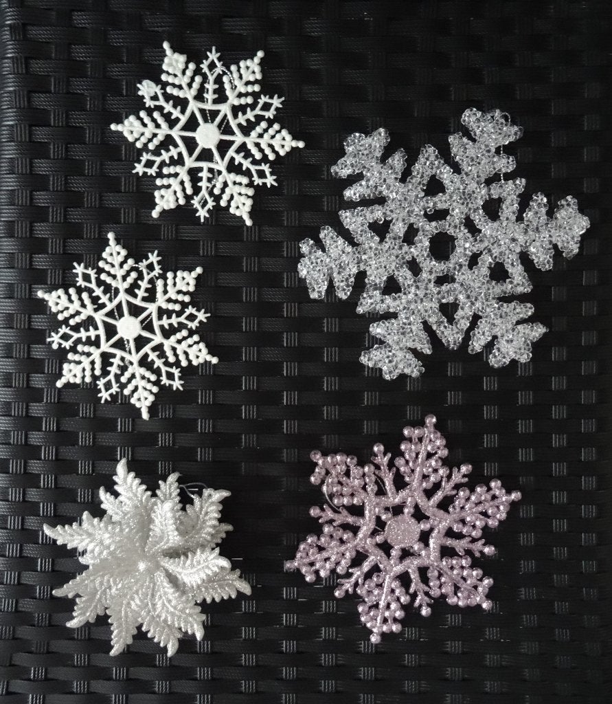 5 prachtige sneeuwkristallen om op te hangen (nieuw), Diversen, Ophalen of Verzenden, Nieuw