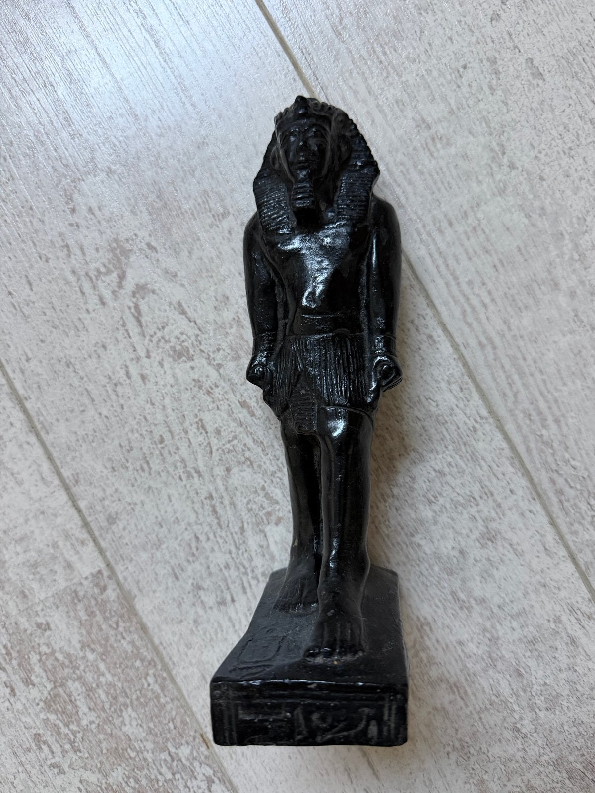 Vintage Egyptische Farao beeldje - Zwart, Ophalen of Verzenden, Zo goed als nieuw, Dier