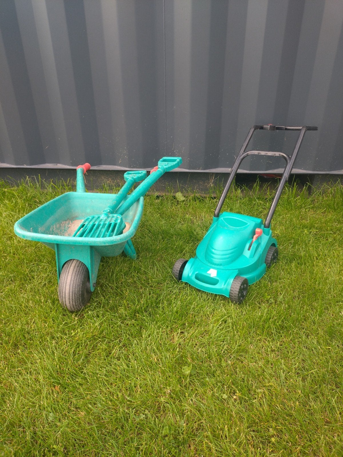 Speelgoed kruiwagen en grasmaaier set voor kinderen, Ophalen, Gebruikt, Jongen of Meisje