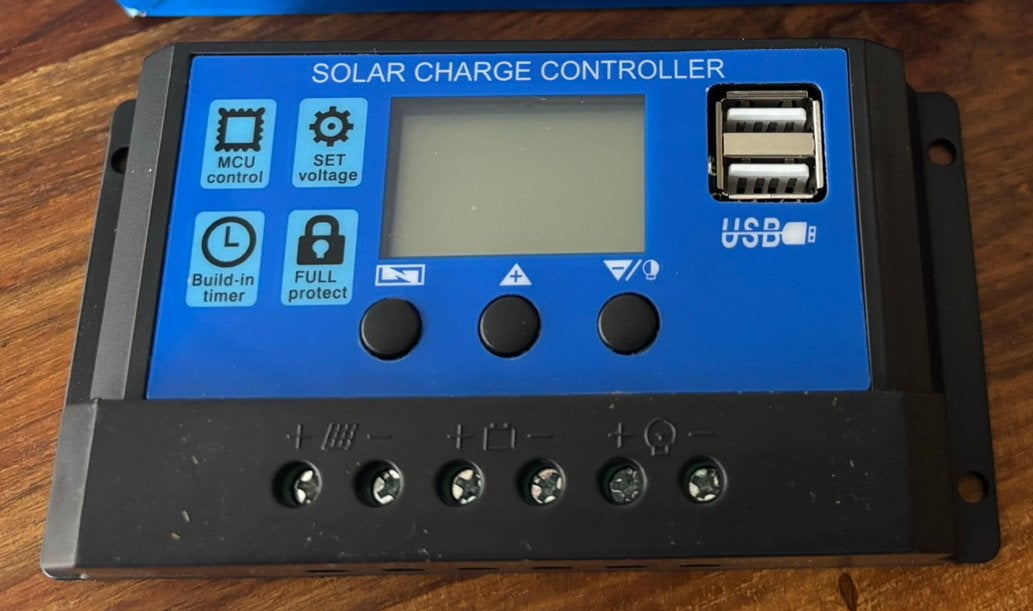 Solar charge controller voor 12 of 24 volt accu, Caravans en Kamperen, Ophalen of Verzenden, Nieuw