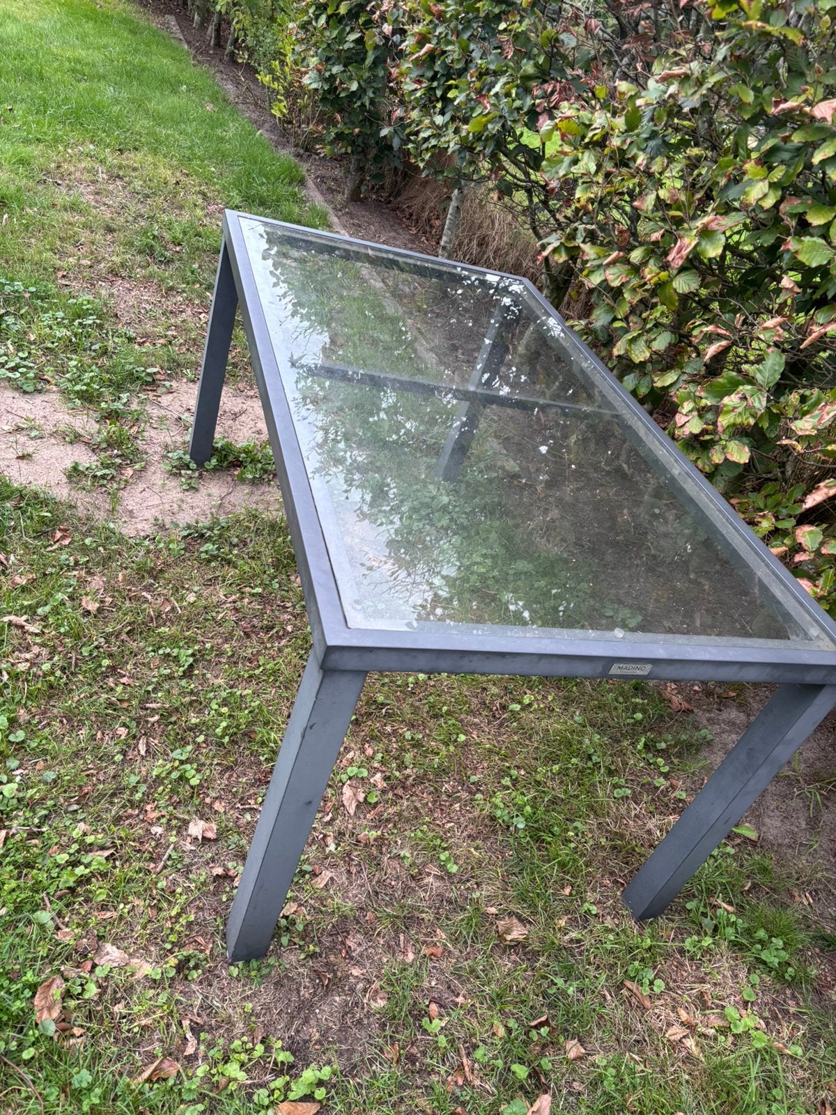 Tuintafel, Ophalen, Gebruikt, Rechthoekig, Metaal