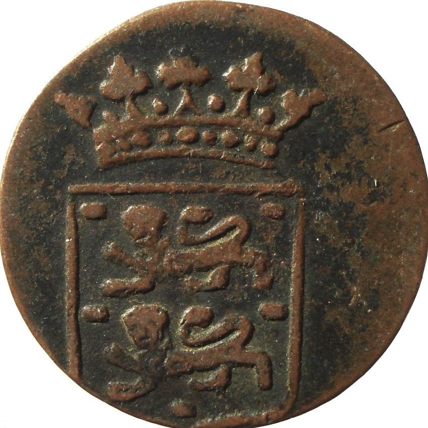Nederlands-Indië - VOC - Friesland duit 1792 (kijken), Ophalen of Verzenden, Zuidoost-Azië, Losse munt