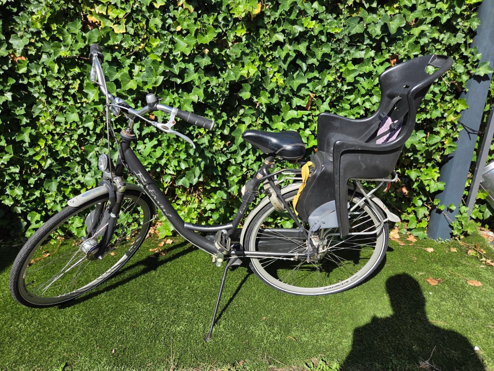 Batavus damesfiets met kinderzitje, frame 54 cm, Fietsen en Brommers, Fietsen | Dames | Damesfietsen, Ophalen, Terugtraprem, Versnellingen