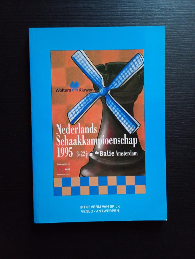 schaken NK 1995, Hobby en Vrije tijd, Denksport en Puzzels, Ophalen of Verzenden, Minder dan 500 stukjes, Zo goed als nieuw, Schaken
