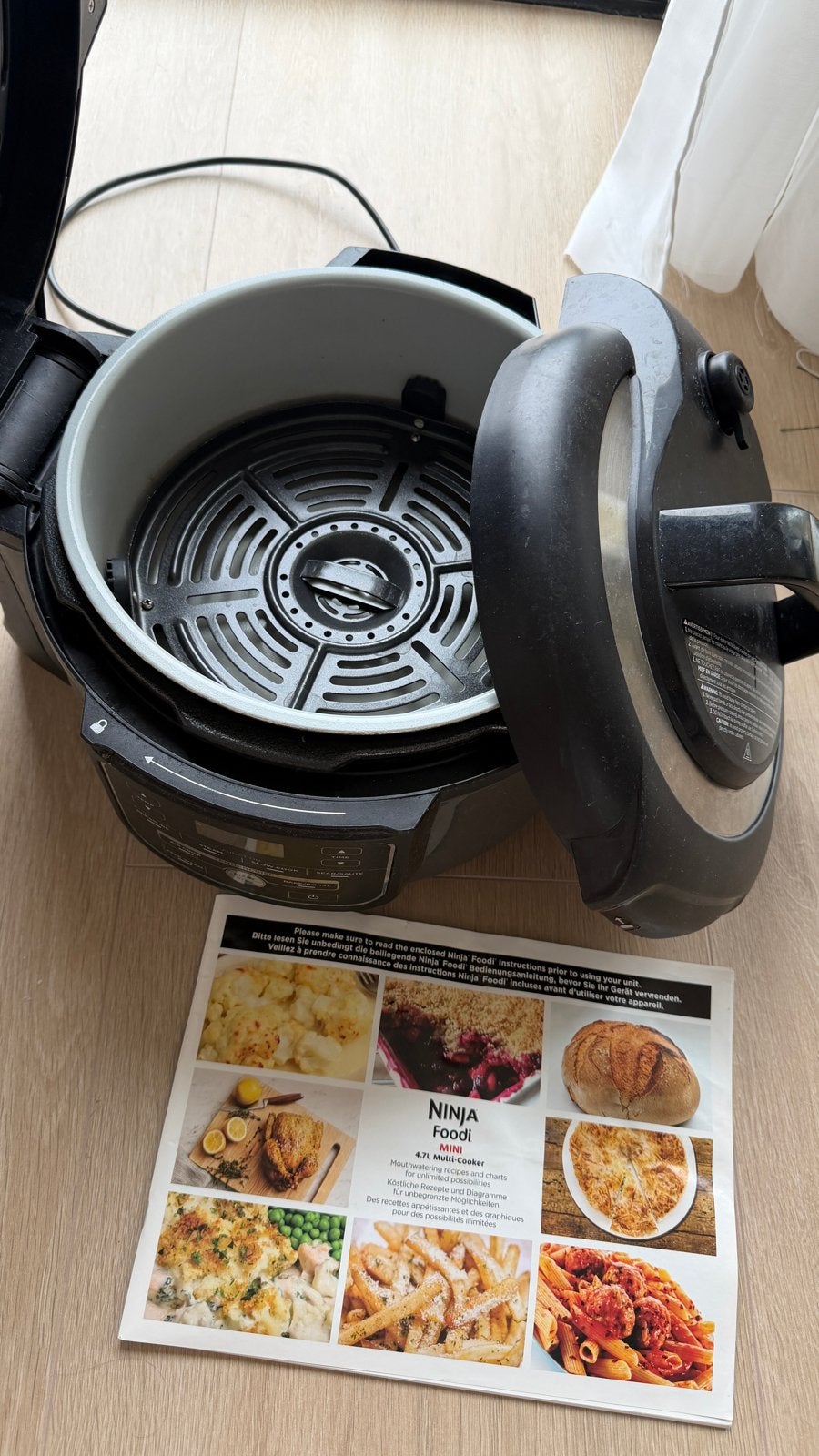 Ninja Foodi Multi-Cooker - Airfryer & Snelkookpan, Ophalen, Zo goed als nieuw, Airfryer XXL, 1500 gram of meer