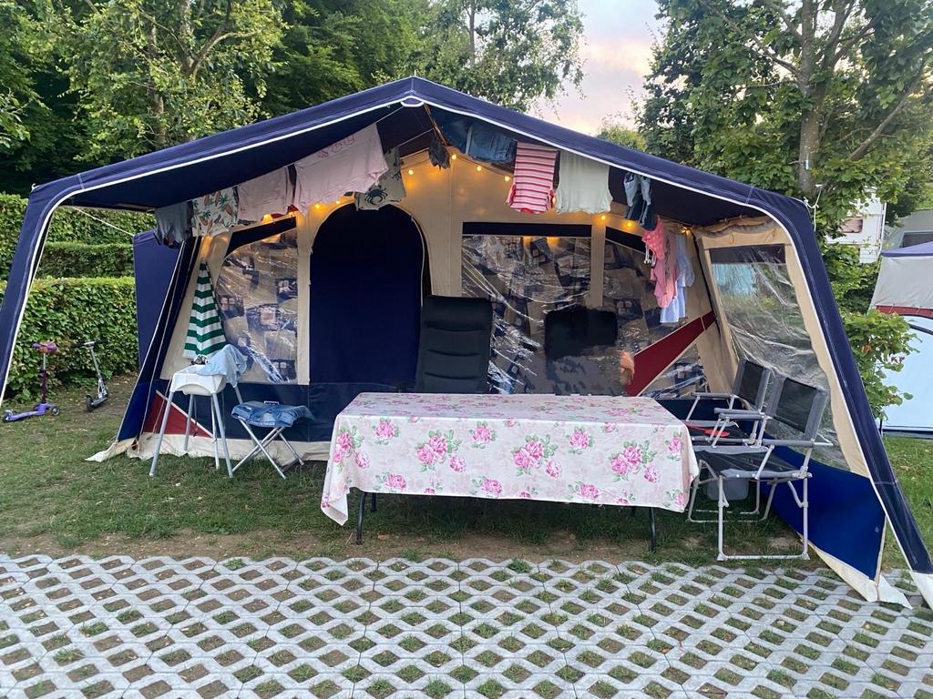 Jamet Arizona vouwwagen uit 2005, Caravans en Kamperen, Ophalen, Blauw, Aanwezig, Meer dan 6