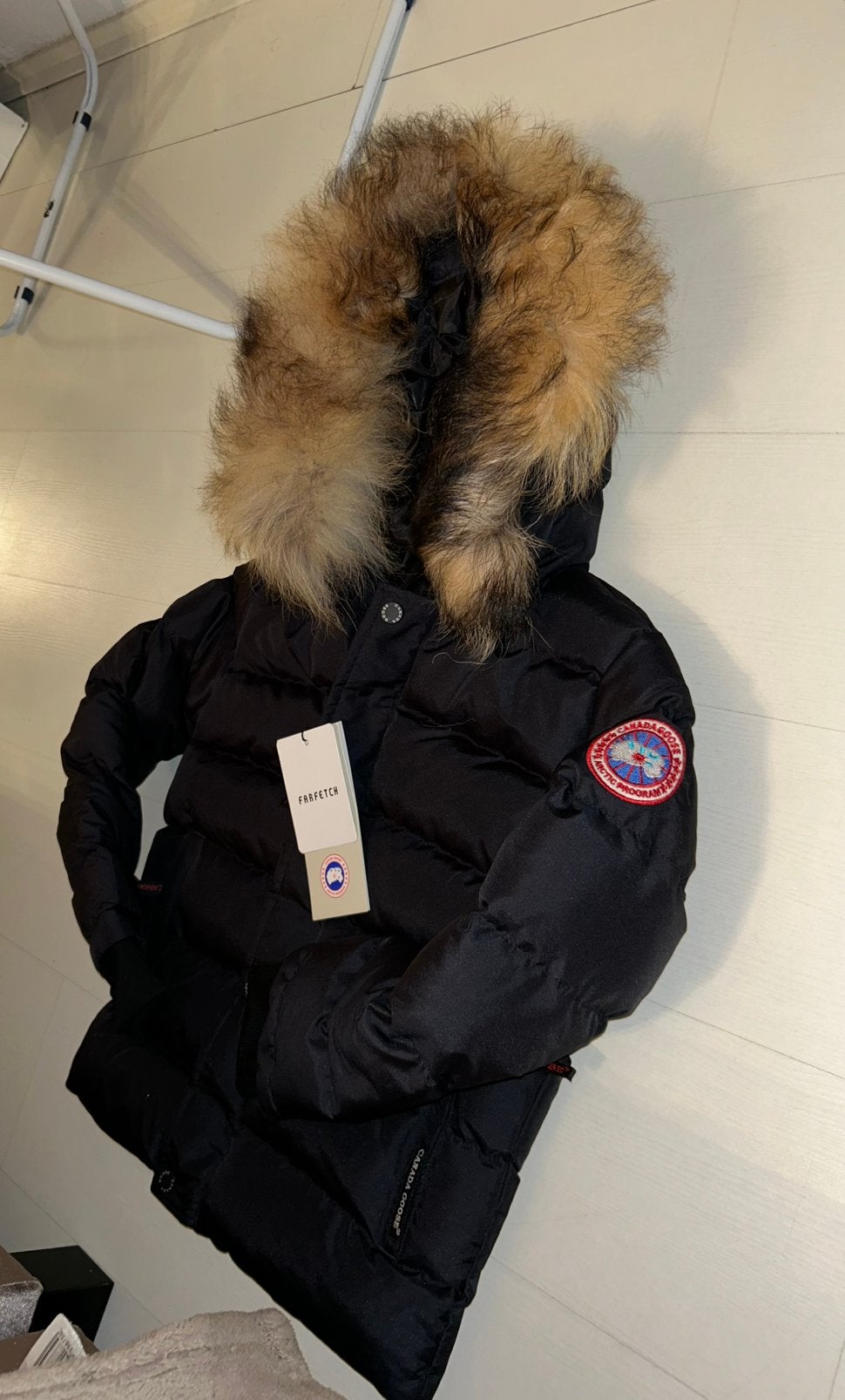 Canada goose jas donkerblauw kleur kinderjas, Ophalen, Nieuw, Jongen, Jas
