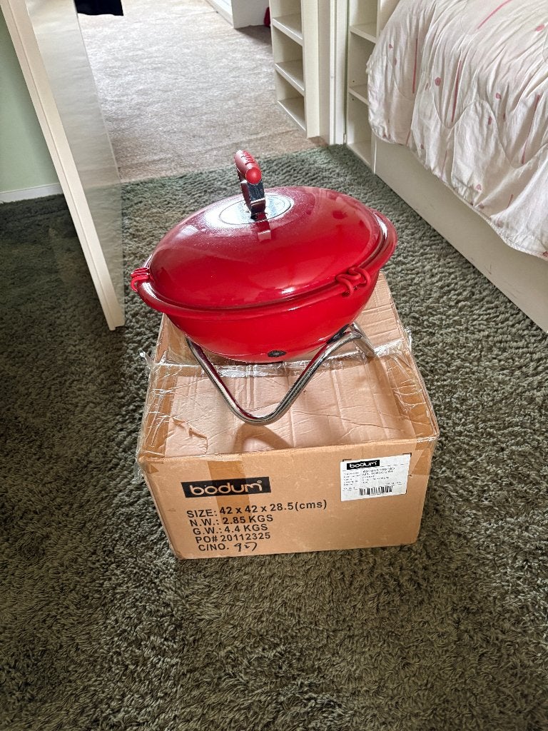 barbecue, Ophalen, Zo goed als nieuw, Bodum