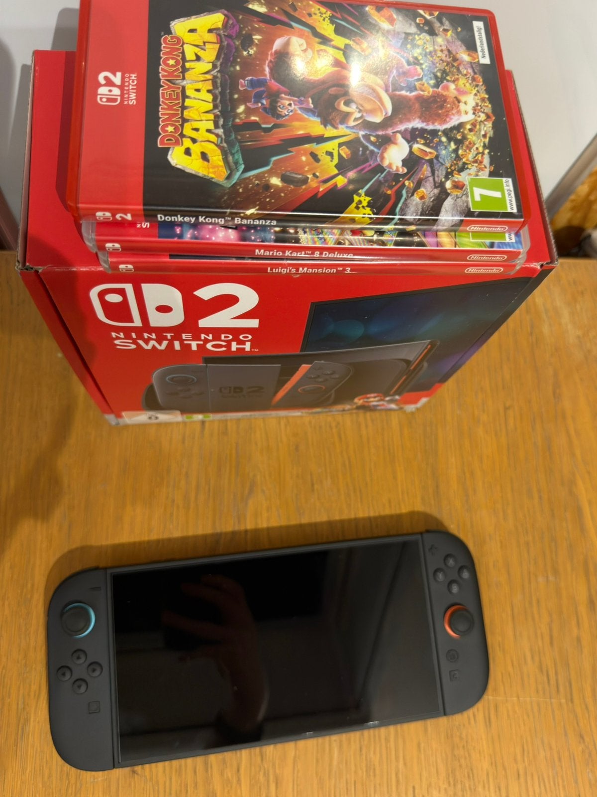 Nintendo switch 2, Spelcomputers en Games, Spelcomputers | Nintendo Switch, Zo goed als nieuw, Switch Original, Met 2 controllers