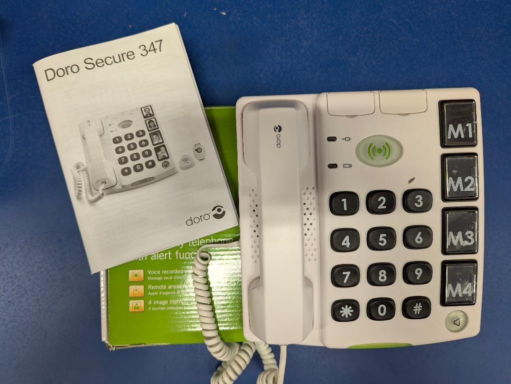 Seniorentelefoon met alarm Doro secure 347, Ophalen of Verzenden, Zo goed als nieuw