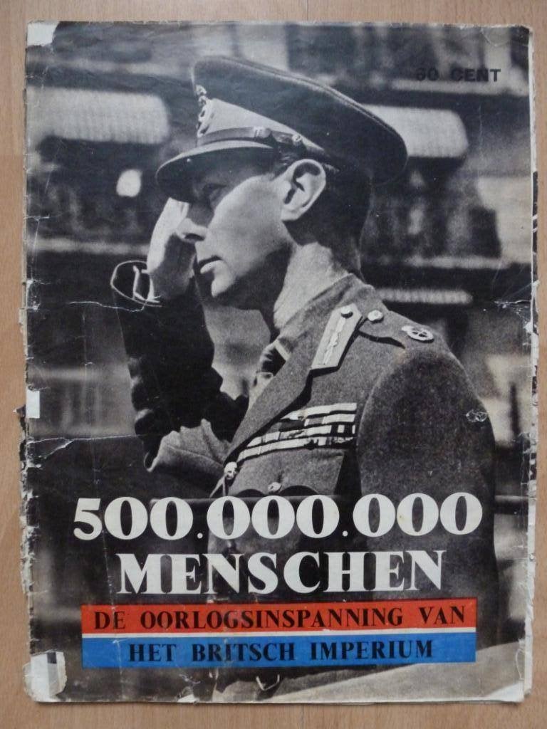 500.000.000 menschen oorlogsinspanning Britsch imperium WO 2, Ophalen of Verzenden, Overige gebieden, Boek of Tijdschrift
