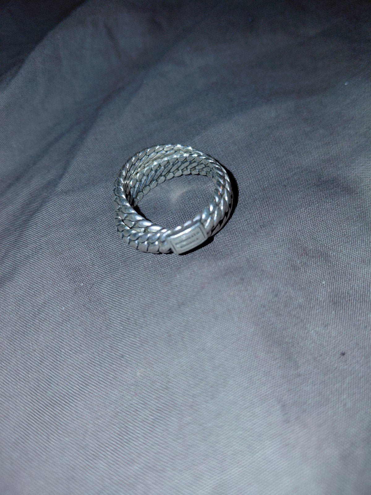Buddha to Buddha ring zilver, 18 tot 19, Gebruikt, Ophalen of Verzenden, Dame of Heer