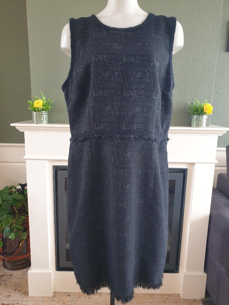 River Woods schitterende jurk love 46 XXL XL, Kleding | Dames, Verzenden, River Woods, Zwart, Maat 42/44 (L)