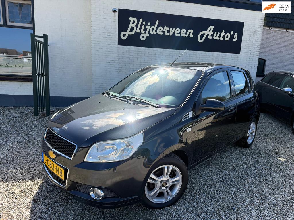 Chevrolet Aveo 1.4 16V XL 5 Deurs | Nieuwe APK | LM, Auto's, Chevrolet, Voorwielaandrijving, Euro 5, Zwart, Bedrijf