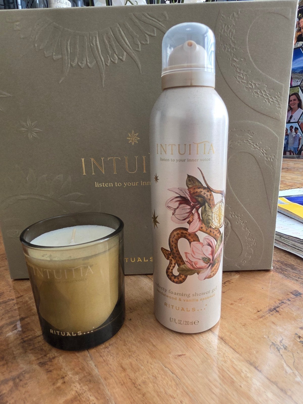 Rituals Intuitia Doucheschuim en Geurkaars - Nieuw, Ophalen of Verzenden, Nieuw, Bad & Douche