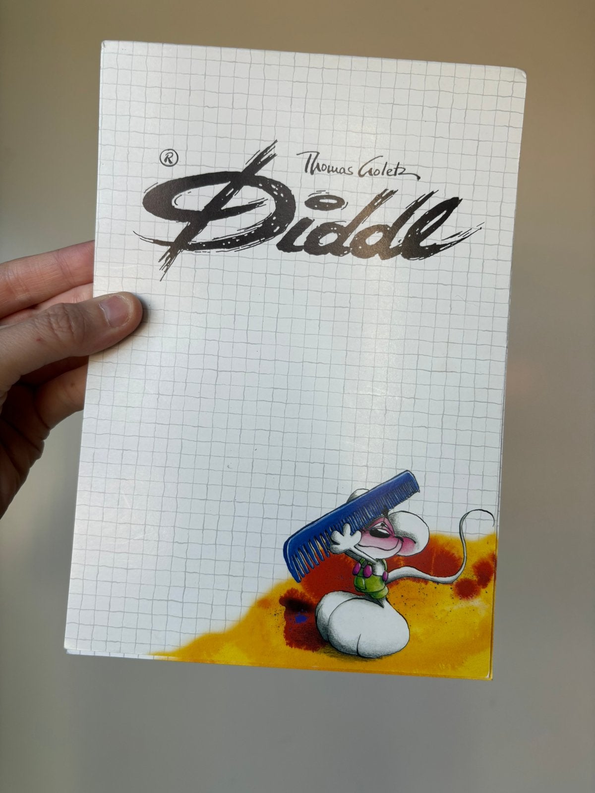 Diddl A5 blok nummer 129 zeldzaam, Verzenden, Diddl, Zo goed als nieuw, Papier, Kaart of Schrift