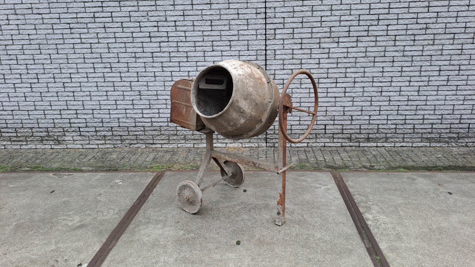 Betonmolen 150 liter - Gebruikt, Doe-het-zelf en Verbouw, Betonmolens, Ophalen