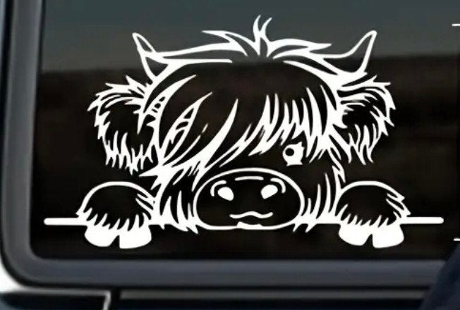 Hooglander sticker voor diverse doeleinden, Ophalen of Verzenden