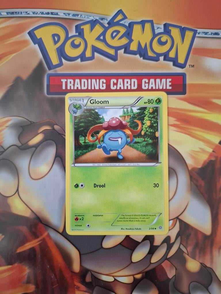 Gloom 2/98 XY Ancient Origins pokemon kaart, Ophalen of Verzenden, Gebruikt, Losse kaart
