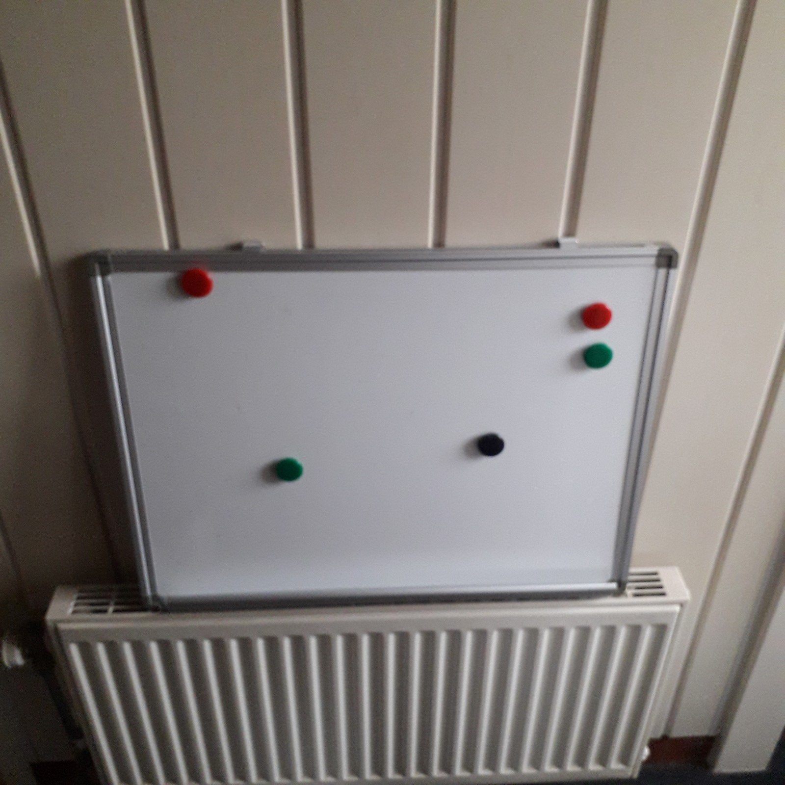 whiteboard 60cmx45cm magnetische met ophang punten, Diversen, Ophalen, Gebruikt, Whiteboard