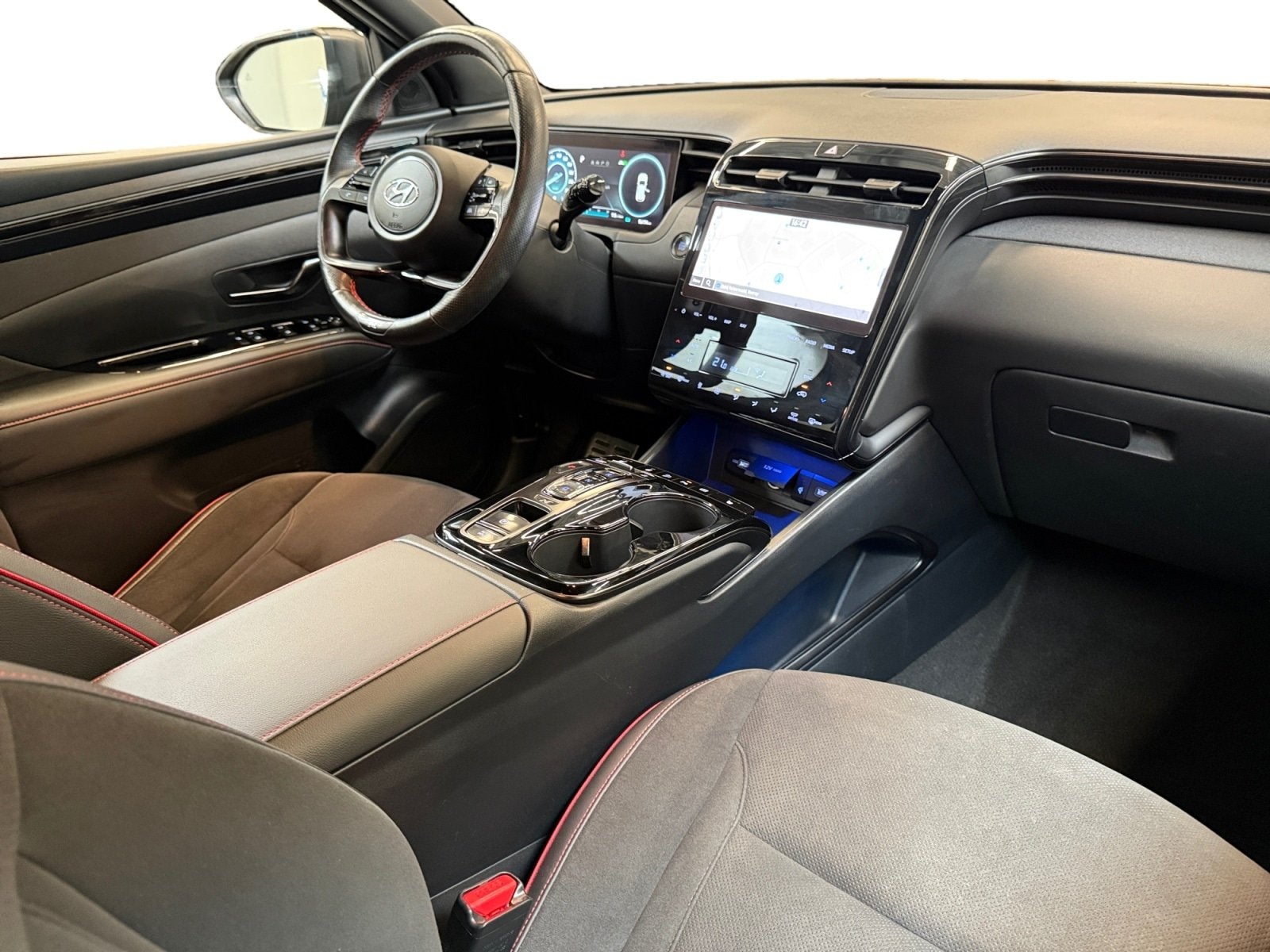 Hyundai Tucson 1.6 T-GDI PHEV N Line 4WD (bj 2021), Auto's, Automaat, 1350 kg, Adaptive Cruise Control, Gebruikt