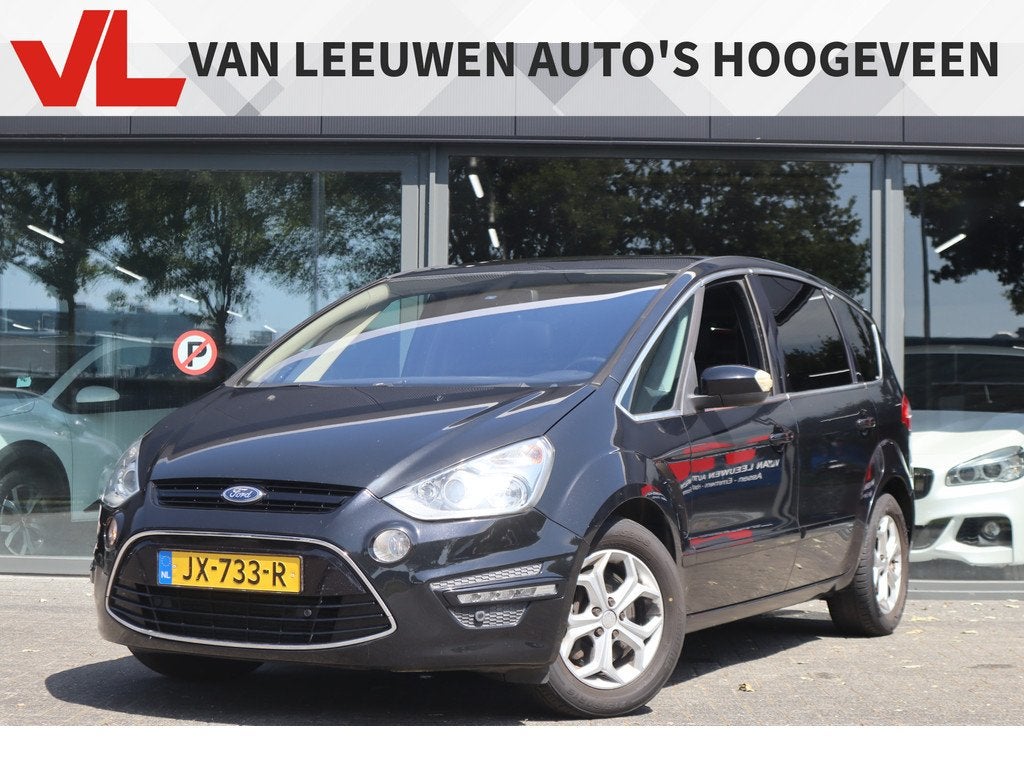 Ford S-Max 2.0 EcoBoost S Edition | Pano | Leder | Trekhaak, Auto's, Ford, Euro 5, 1976 cc, Gebruikt, Zwart
