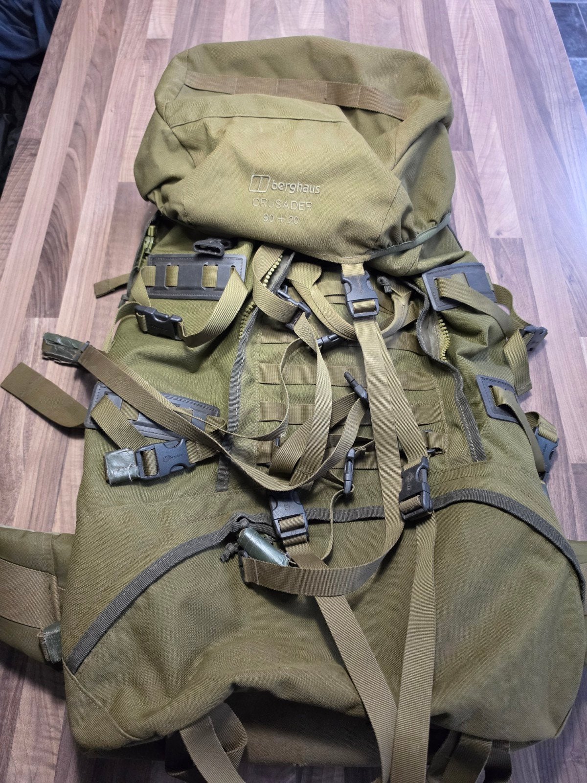 Berghaus Crusader 90 + 20 Rugzak Maat 4, Sport en Fitness, Ophalen of Verzenden, Gebruikt, Rugzak