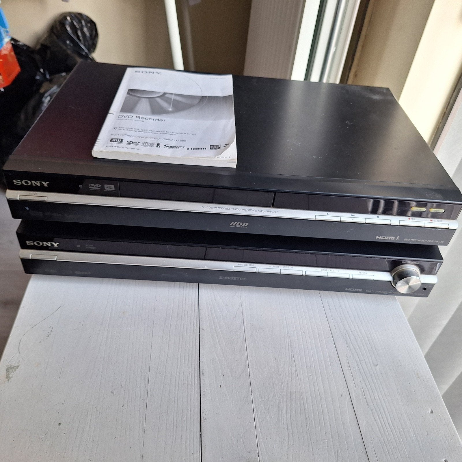 Sony DVD Recorder RDR-HX980 met HDMI en Harddisk, Ophalen, Gebruikt, Met harddisk, Dvd-recorder