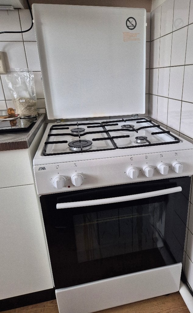 Gasfornuis (merk Etna), Witgoed en Apparatuur, Ophalen, Gebruikt, 4 kookzones, Gas