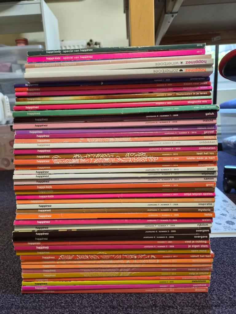 Happinez Tijdschriften Collectie - Diverse Jaargangen, Ophalen, Gelezen, Overige typen