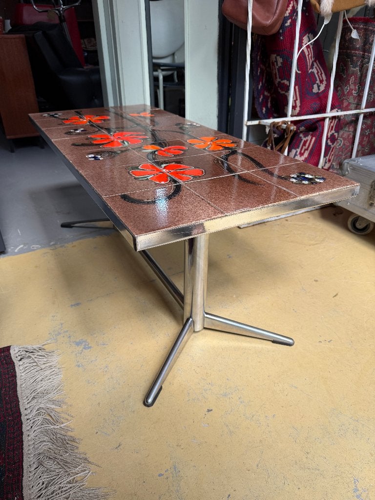 Midcentury design salontafel, Adri Belgique coffee table, Ophalen