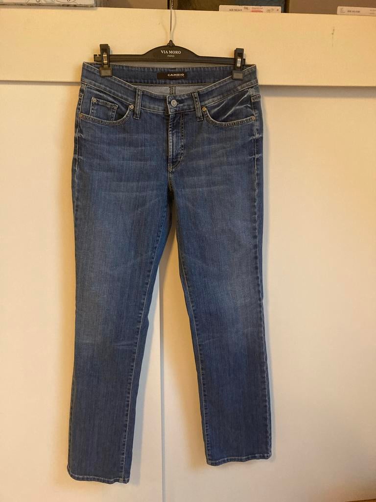Cambio Norah Straight Jeans - Maat 40, Kleding | Dames, Spijkerbroeken en Jeans, Ophalen of Verzenden, Zo goed als nieuw, Blauw