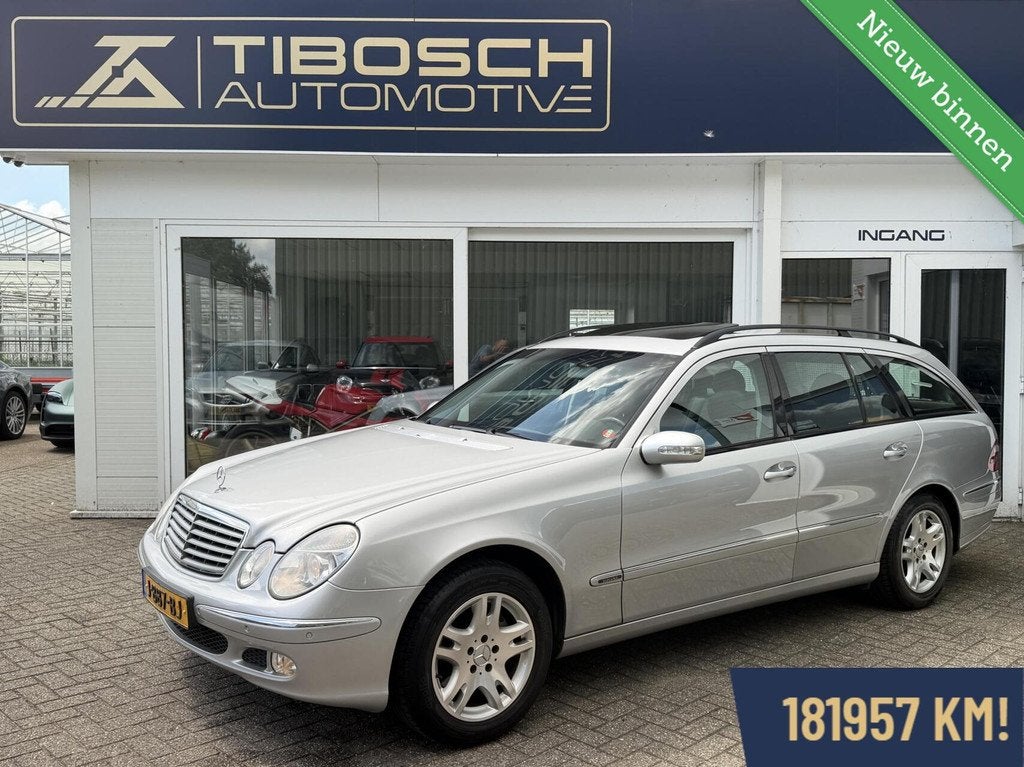Mercedes E-klasse Combi 320 v6 Elegance Youngtimer Schuifdak, Auto's, Mercedes-Benz, Bedrijf, Te koop, E-Klasse, ABS, Airbags