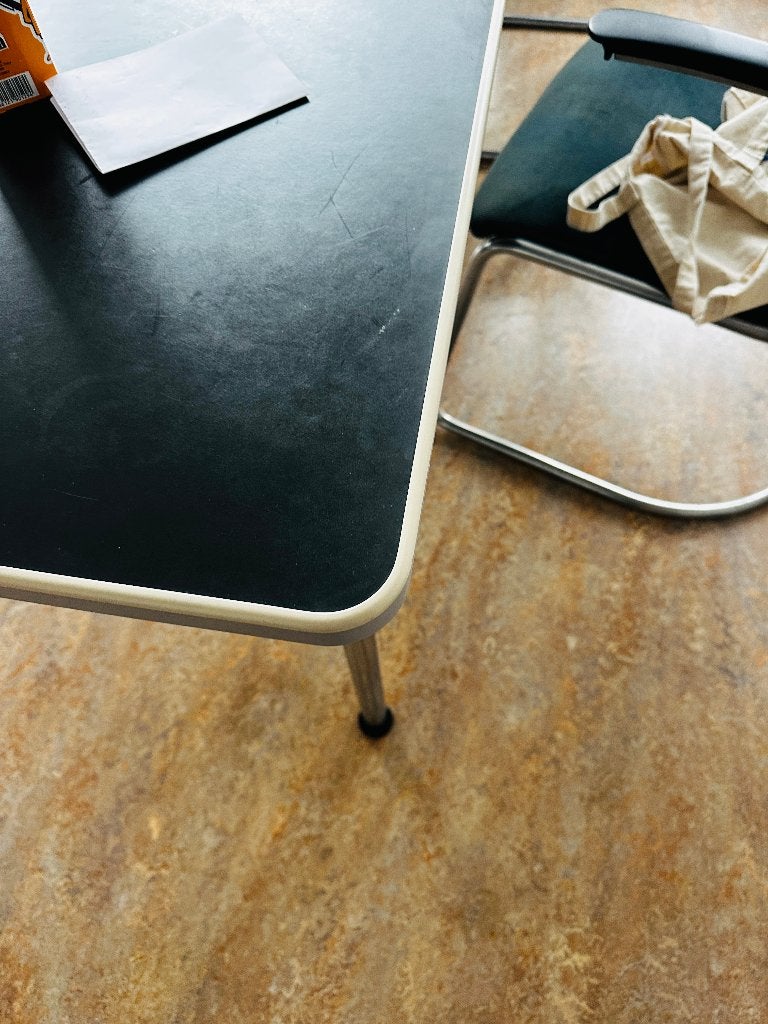 Gispen 515 vergadertafel 240 cm, Ophalen, 100 cm, Zo goed als nieuw, Industrieel