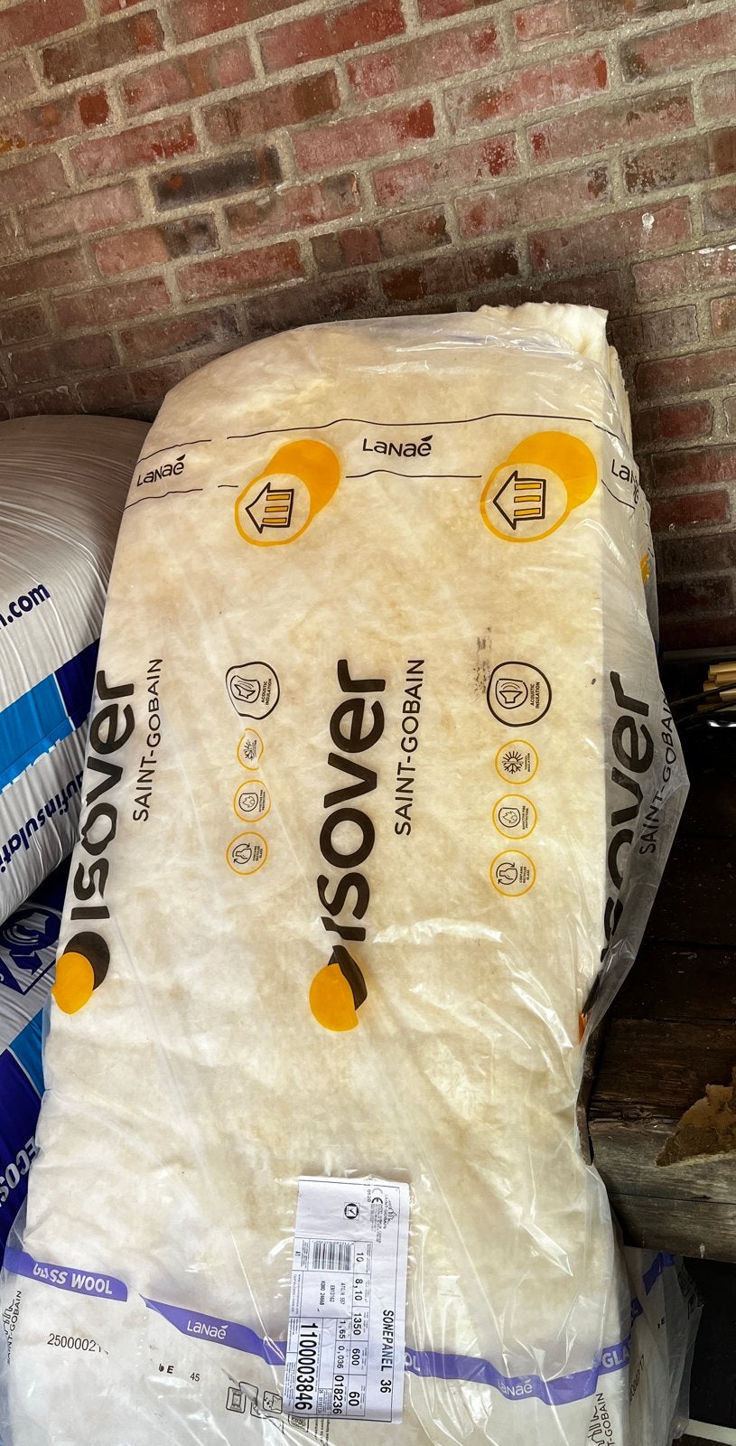 Isover Sonepanel 36 Glaswol Isolatie - Nieuw, Ophalen of Verzenden